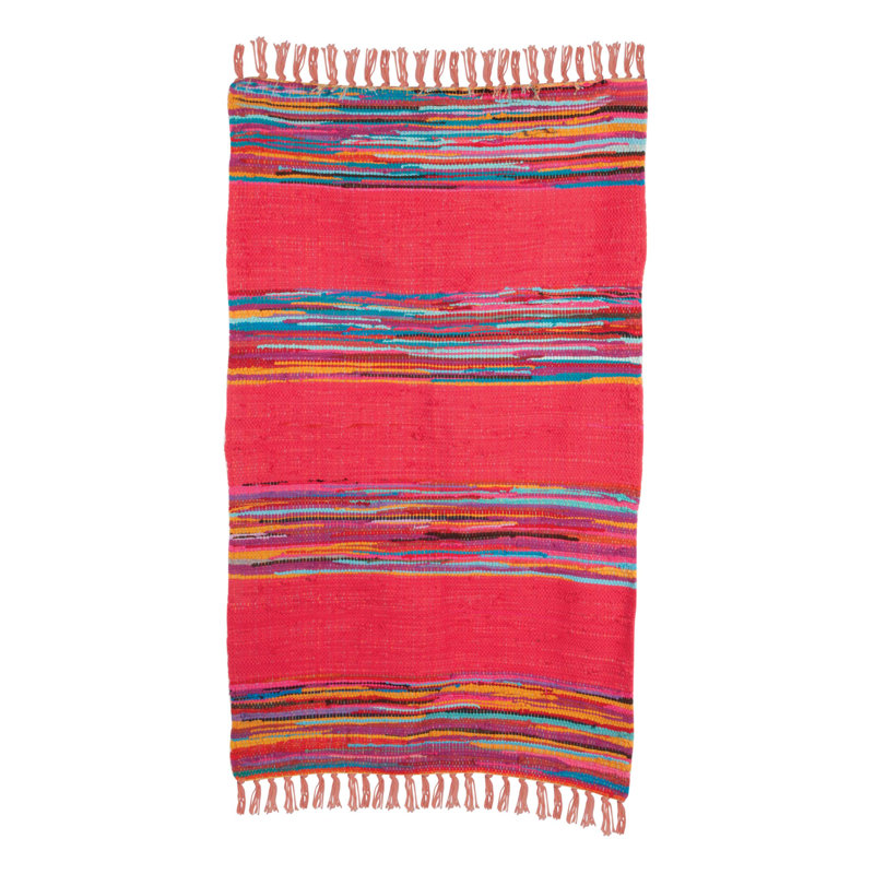 Ian Snow Mexican HandWoven Red Area Rug Wayfair.co.uk